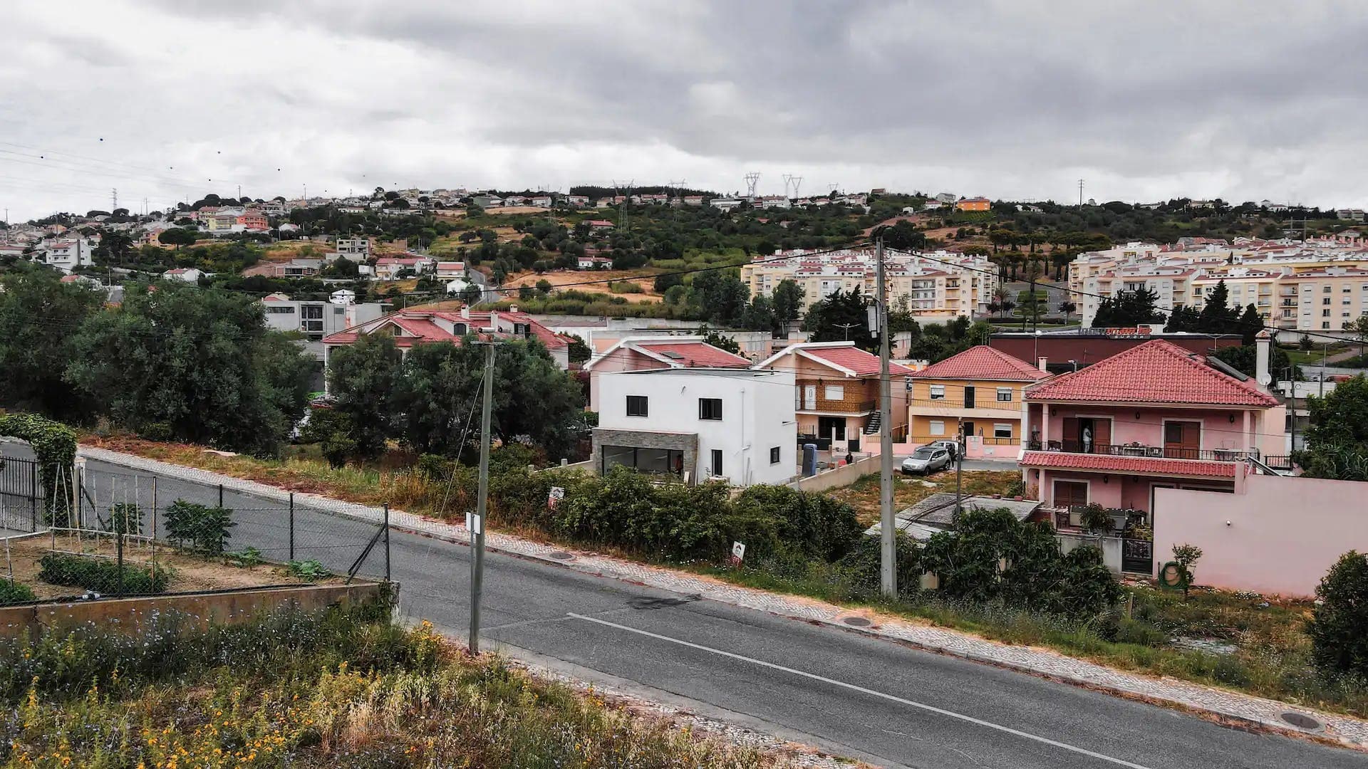 Vista da rua principal