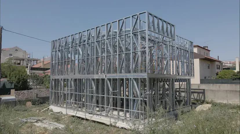 Light Steel Framing Moradia Lateral Esquerda
