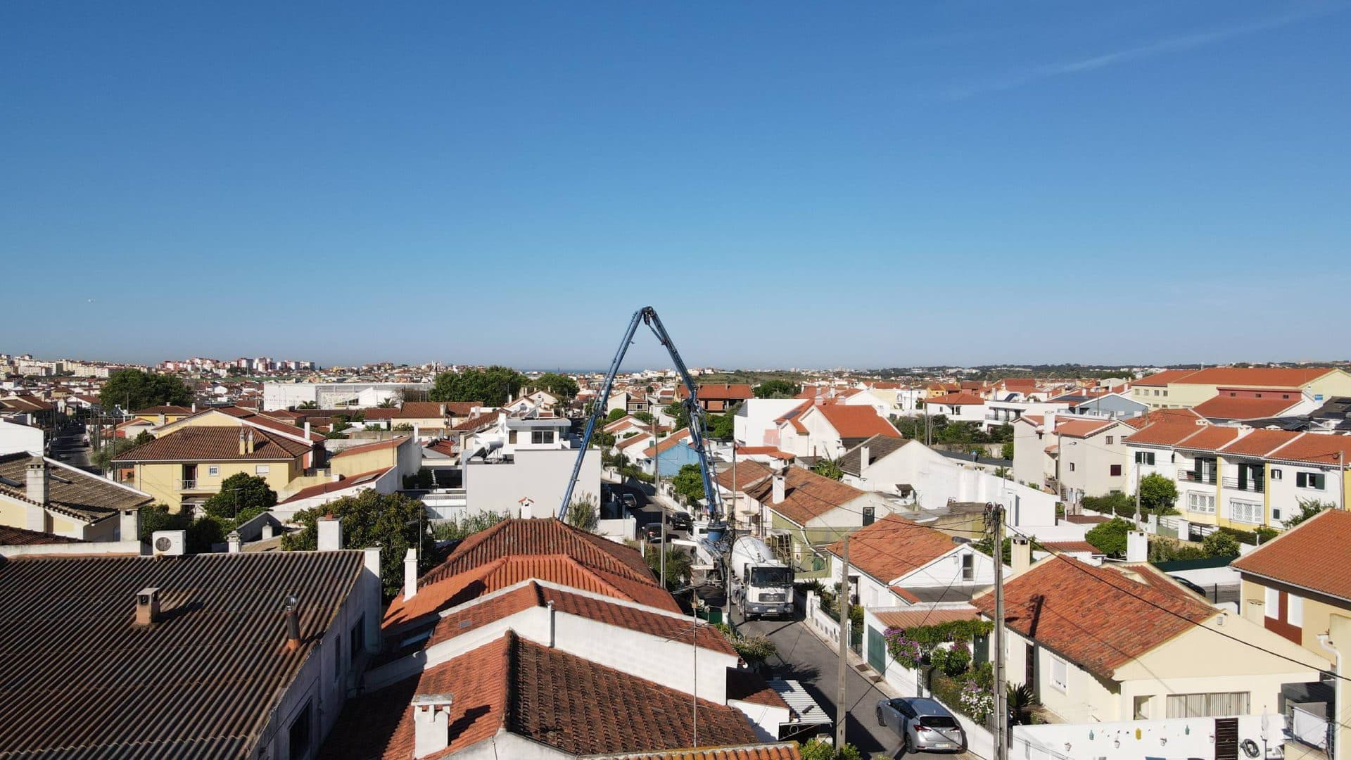 Camião Betão Vista Cidade