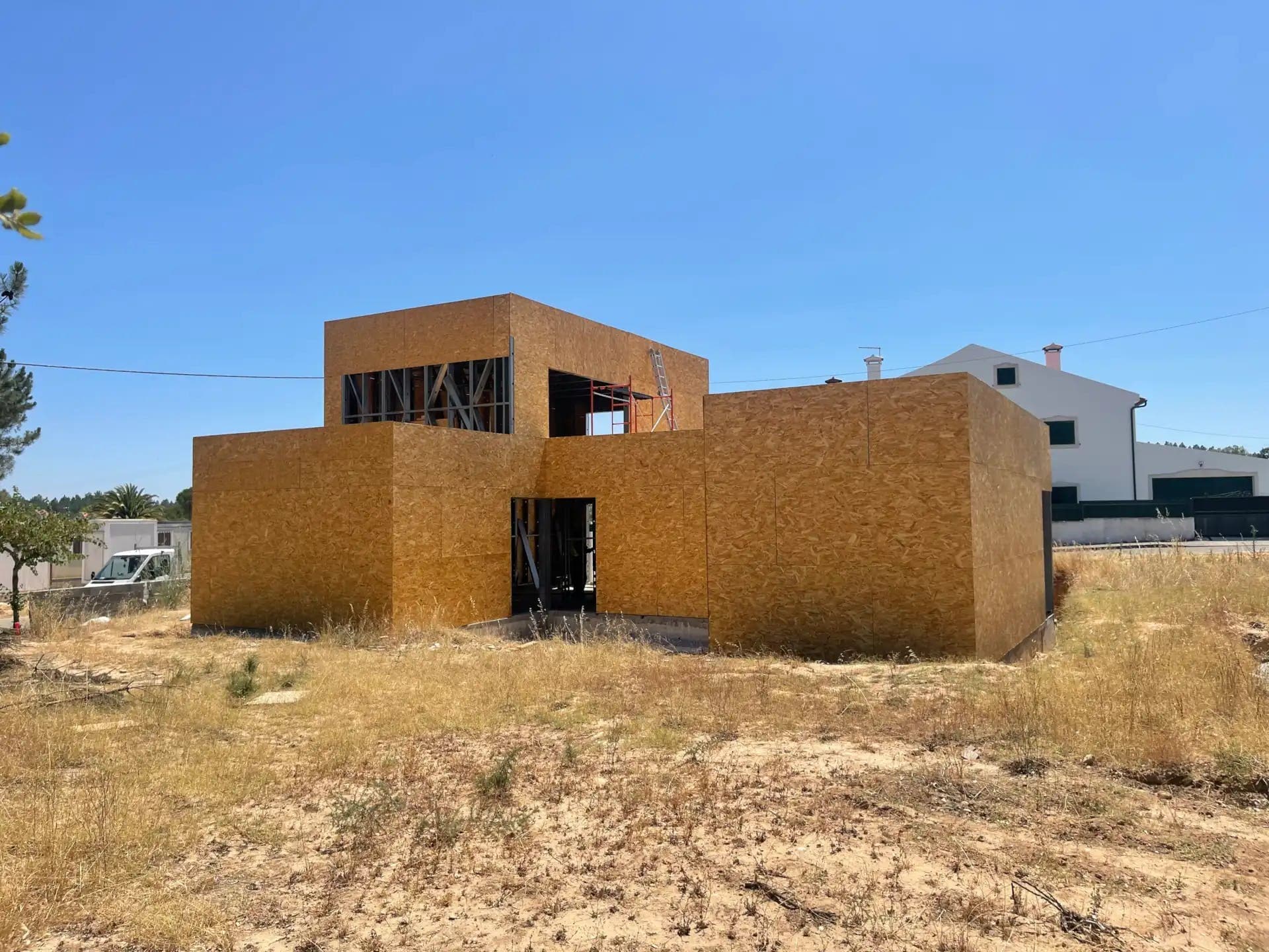 Vista Lateral Casa OSB