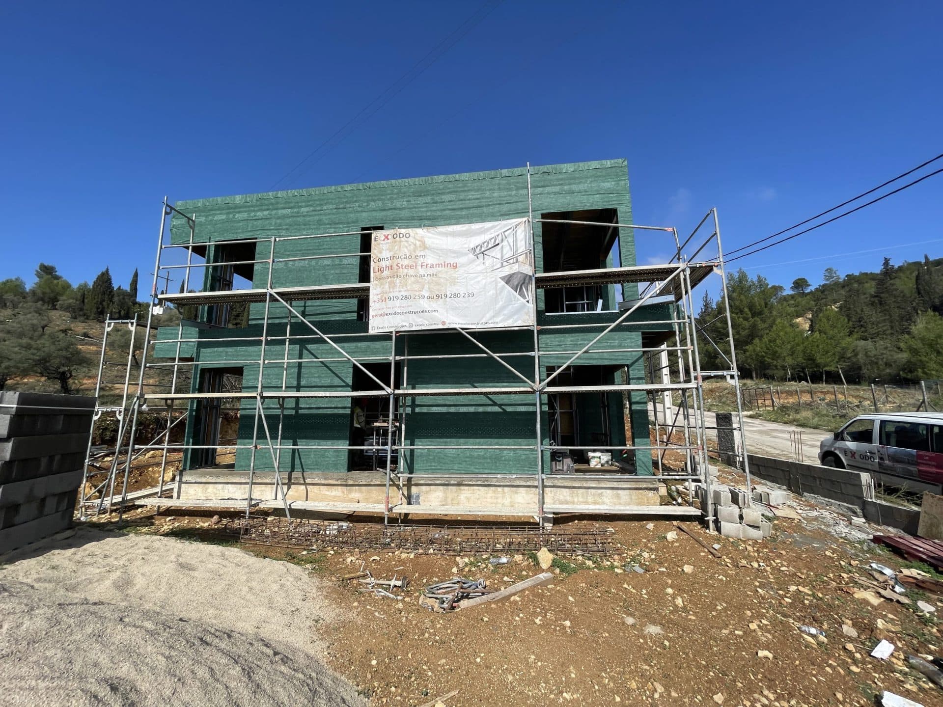 Casa em Revestimento OSB Lateral