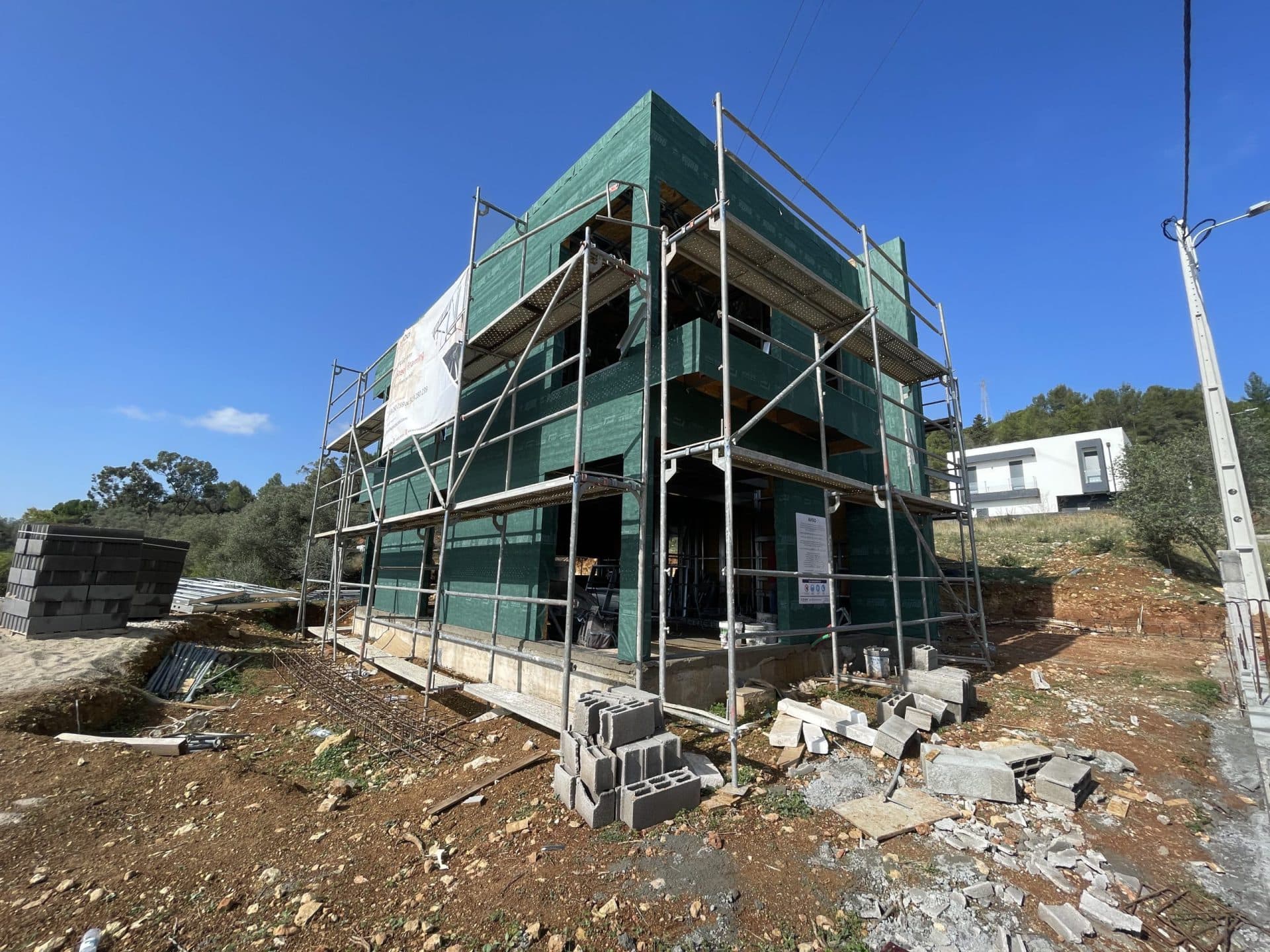 Casa em Revestimento OSB Trás