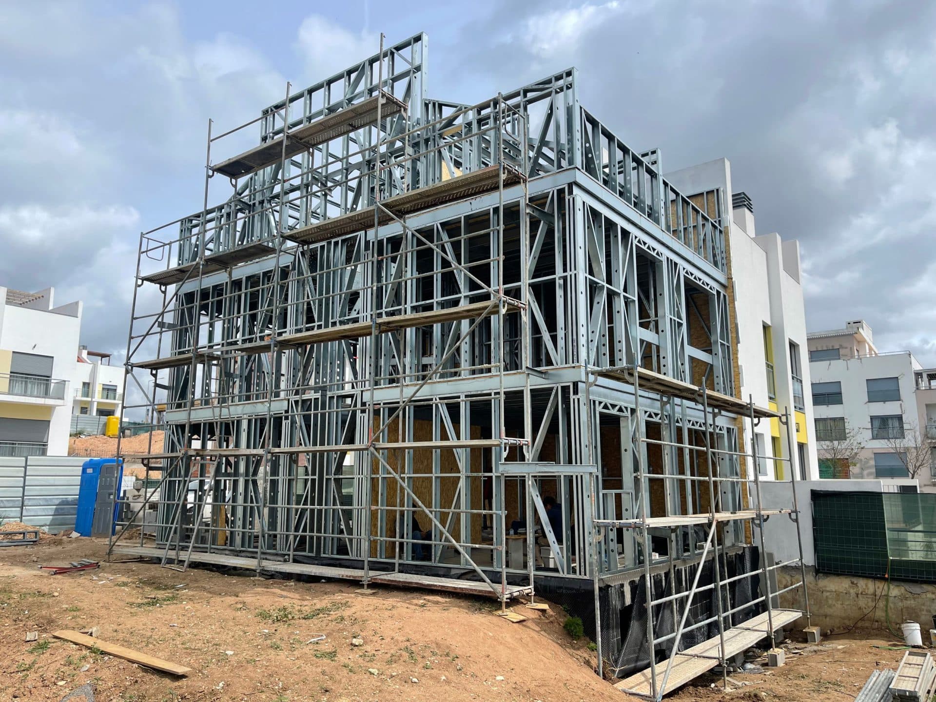 Exterior Moradia LSF Estrutura