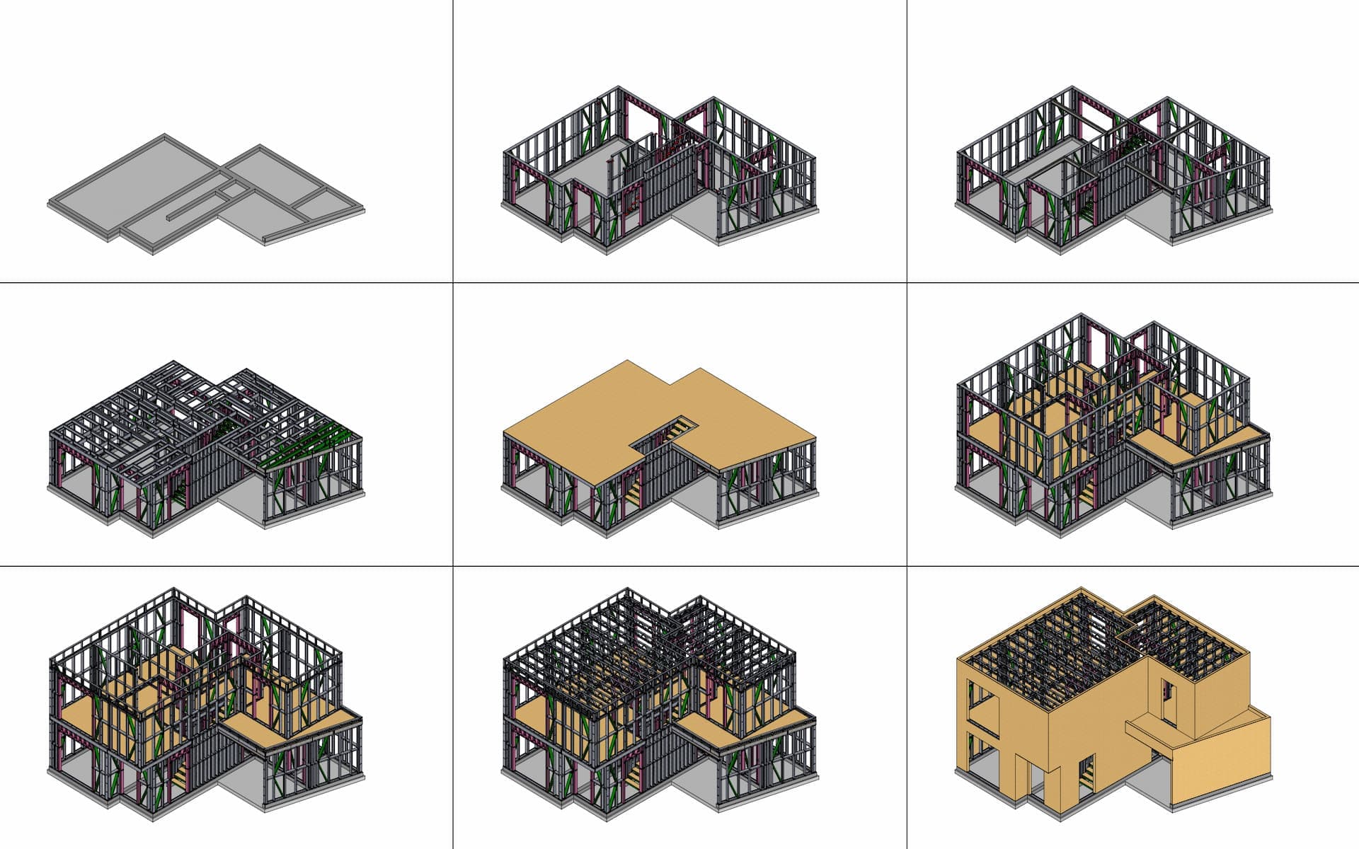 Preparação LSF fases construção